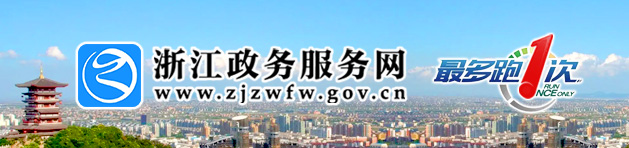 浙江政务服务网最多跑1次